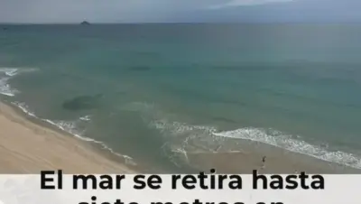 El mar se retira hasta siete metros en Cartagena: esta es la explicación del extraño fenómeno
