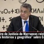 El ministro de Justicia de Marruecos reivindica el