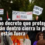 El mismo decreto que protege a los que están dentro cierra la puerta a los que están fuera