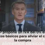 El PP propone un IVA del 0% en los alimentos básicos para aliviar el coste de la compra