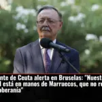 El presidente de Ceuta alerta en Bruselas: