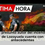 El presunto autor del incendio de Lozoyuela cuenta con antecedentes
