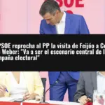 El PSOE reprocha al PP la visita de Feijóo a Ceuta con Weber: