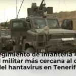 El Regimiento de Infantería 49, la unidad militar más cercana al crucero del hantavirus en Tenerife