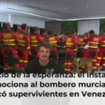 El silencio de la esperanza: el instante que aún emociona al bombero murciano que buscó supervivientes en Venezuela