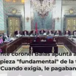 El teniente coronel Balas apunta a Ábalos como pieza