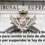El Tribunal Supremo da 5 días a Bolaños y Albares para remitir la lista de afectados sin voto por suspender la 'ley de nietos' y avisa de multa