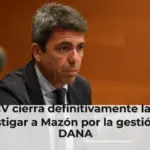 El TSJCV cierra definitivamente la puerta a investigar a Mazón por la gestión de la DANA
