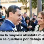Encuestas elecciones Andalucía: Moreno lograría la mayoría absoluta mientras Montero se quedaría por debajo de los 30 escaños