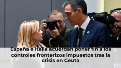 España e Italia acuerdan poner fin a los controles fronterizos impuestos tras la crisis en Ceuta