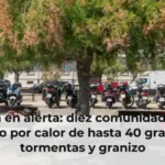 España en alerta: diez comunidades bajo aviso por calor de hasta 40 grados, tormentas y granizo