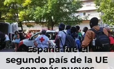 España fue el segundo país de la UE con más nuevos solicitantes de asilo de mayo