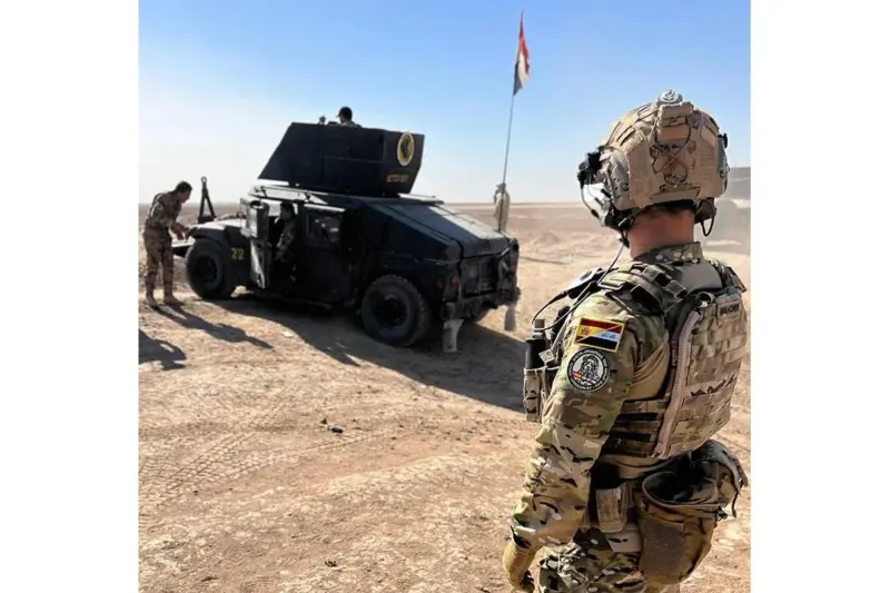 Avión militar español aterriza en base iraquí