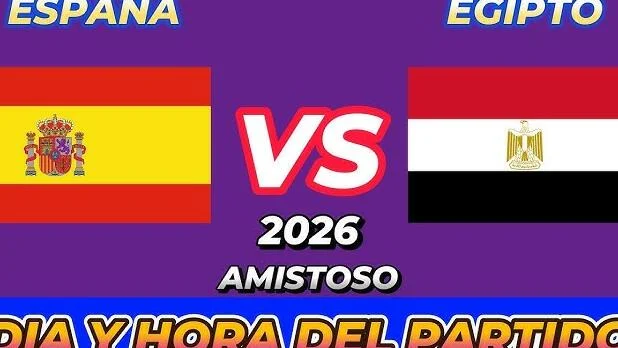 España vs Egipto partido de fútbol en vivo