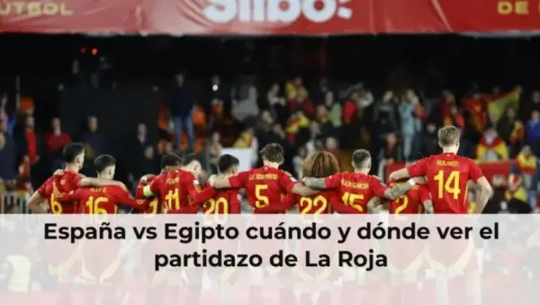 España vs Egipto partido de fútbol en vivo