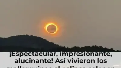 ¡Espectacular, impresionante, alucinante! Así vivieron los mallorquines el eclipse solar en Calvià