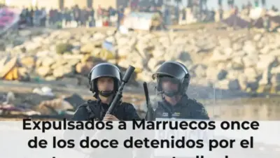 Expulsados a Marruecos once de los doce detenidos por el ataque a una patrulla de militares en Ceuta