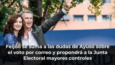 Feijóo se suma a las dudas de Ayuso sobre el voto por correo y propondrá a la Junta Electoral mayores controles