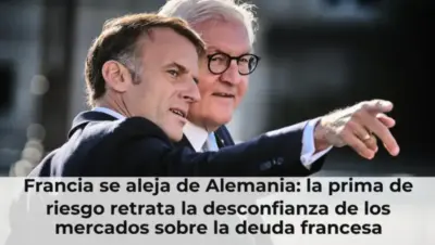 Francia se aleja de Alemania: la prima de riesgo retrata la desconfianza de los mercados sobre la deuda francesa