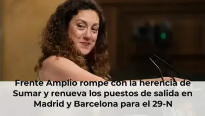 Frente Amplio rompe con la herencia de Sumar y renueva los puestos de salida en Madrid y Barcelona para el 29-N