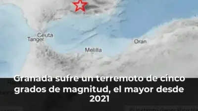 Granada sufre un terremoto de cinco grados de magnitud, el mayor desde 2021