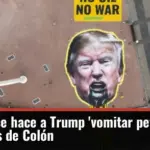 Greenpeace hace a Trump 'vomitar petróleo' en las fuentes de Colón