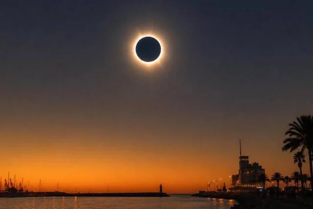 ¿Habrá nubes el día del eclipse? El pronóstico de la Aemet tras estudiar los datos de la última década