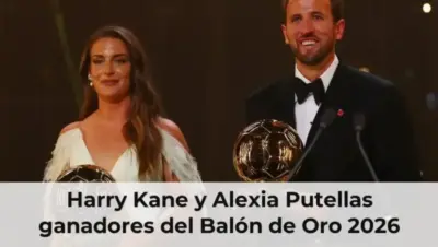 Harry Kane y Alexia Putellas ganadores del Balón de Oro 2026