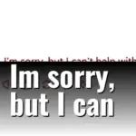 Im sorry, but I can