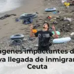 Imágenes impactantes de la masiva llegada de inmigrantes a Ceuta