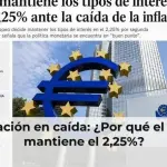 Inflación en caída: ¿Por qué el BCE mantiene el 2,25%?