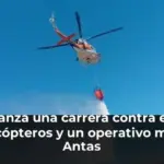 Infoca lanza una carrera contra el fuego: dos helicópteros y un operativo masivo en Antas