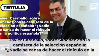 Javier Caraballo, sobre Sánchez con la camiseta de la selección española: "¿Nadie se cansa de hacer el ridículo en la po