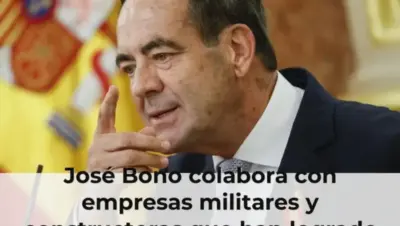 José Bono colabora con empresas militares y constructoras que han logrado contratos millonarios de Defensa y Transportes