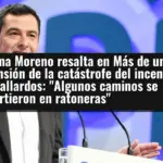 Juanma Moreno resalta en Más de uno la dimensión de la catástrofe del incendio en Los Gallardos: