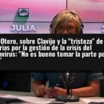 Julia Otero, sobre Clavijo y la 