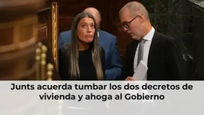 Junts acuerda tumbar los dos decretos de vivienda y ahoga al Gobierno