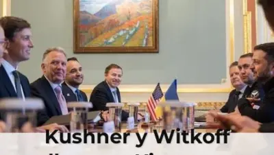 Kushner y Witkoff llegan a Kiev y no anuncian nada: ¿Qué ocultan?