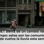 La AEMET alerta de un cambio radical en el tiempo: estas son las comunidades donde vuelve la lluvia esta semana