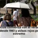 La canícula comienza con el verano más cálido desde 1961 y avisos rojos por calor extremo