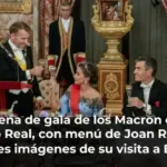 La cena de gala de los Macron en el Palacio Real, con menú de Joan Roca: las mejores imágenes de su visita a España