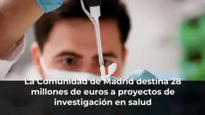 La Comunidad de Madrid destina 28 millones de euros a proyectos de investigación en salud