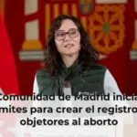 La Comunidad de Madrid inicia los trámites para crear el registro de objetores al aborto