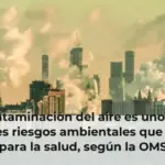 La contaminación del aire es uno de los mayores riesgos ambientales que existen para la salud, según la OMS