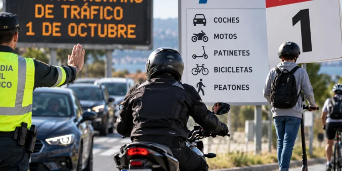 La DGT cambia las normas desde el 1 de octubre: todo lo que tendrán que saber conductores, motoristas, ciclistas y usuar