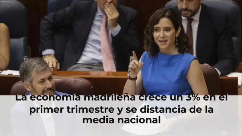 La economía madrileña crece un 3% en el primer trimestre y se distancia ...