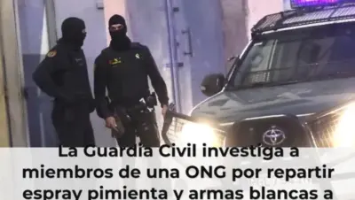 La Guardia Civil investiga a miembros de una ONG por repartir espray pimienta y armas blancas a migrantes
