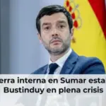 La guerra interna en Sumar estalla por Bustinduy en plena crisis