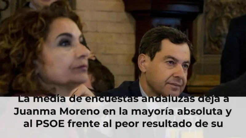 La media de encuestas andaluzas deja a Juanma Moreno en la mayoría ...