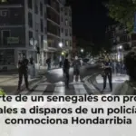La muerte de un senegalés con problemas mentales a disparos de un policía local conmociona Hondarribia